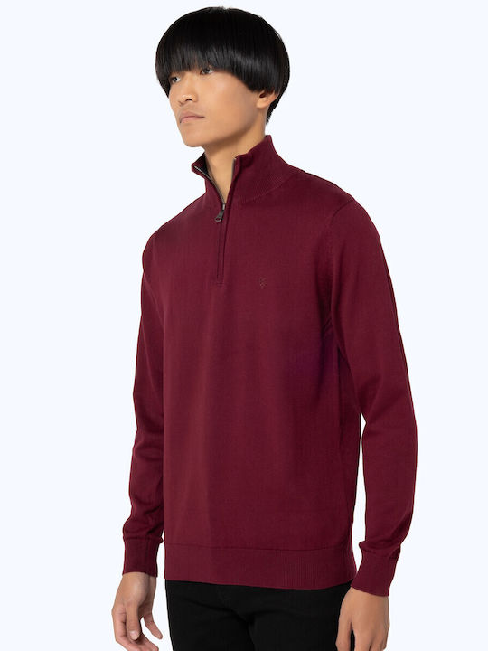Pulover cu mânecă lungă Burgundy