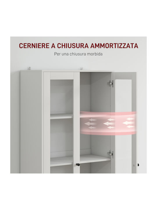 Kitchen Floor Drawer Unit White 59x30x164cm