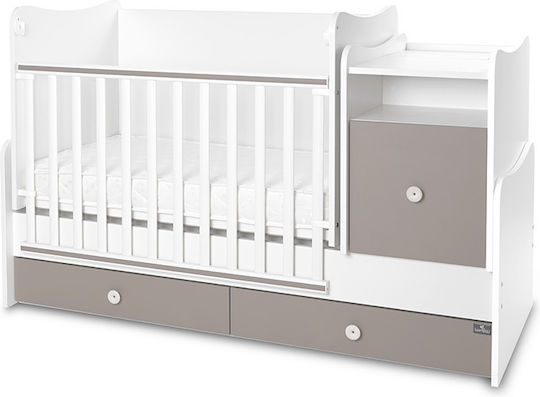 Lorelli Babybett Trend Plus Weiß / Schnur mit Schublade