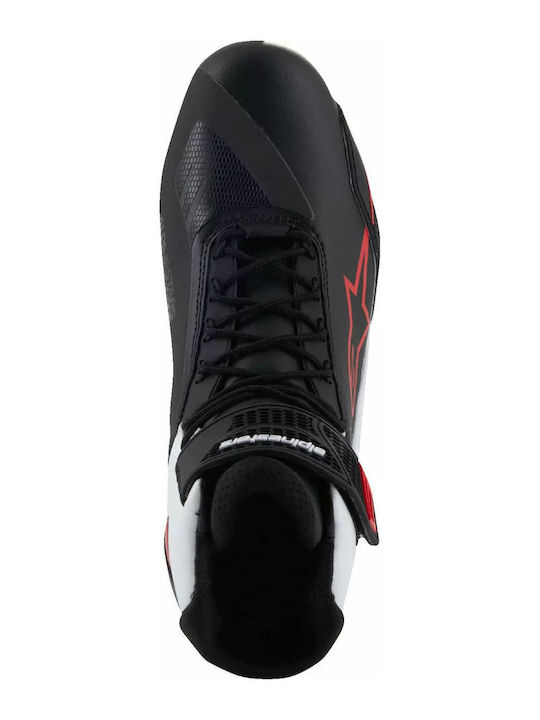 Alpinestars Faster-4 Ανδρικά Μποτάκια Μηχανής Δερμάτινα Λευκά