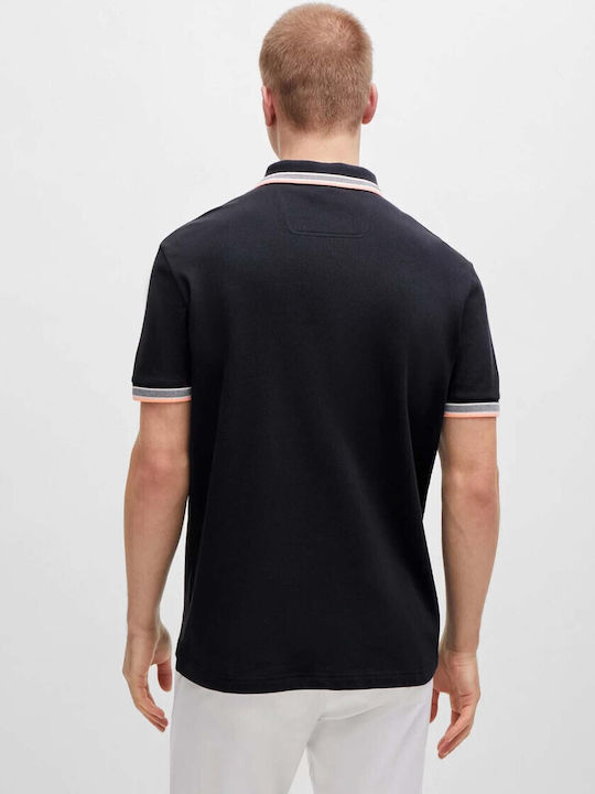 Paddy Polo Short Sleeve Blouse Black