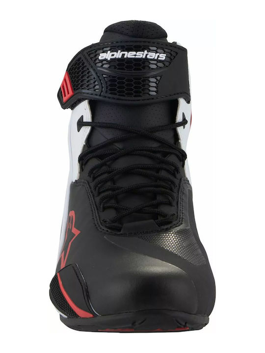 Alpinestars Faster-4 Din piele Roșii