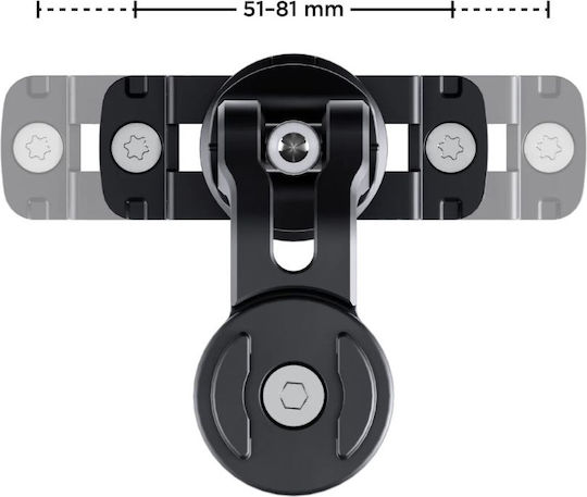 SP Connect Brake Mount Motorcycle Phone Base with Clip for the Clutch Brake Fluid Reservoir