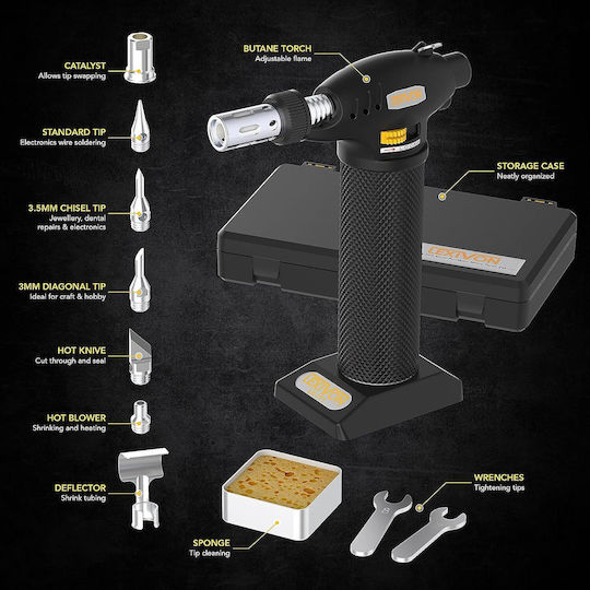 Blow Torch Butane with Ignition B07M68FLLZ