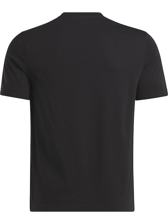 Identity Big Stacked Logo T-shirt Μαύρο