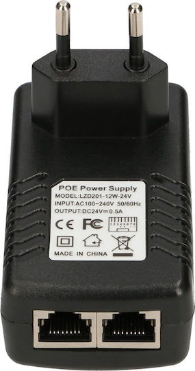 Extralink Poe-24-12w Poe Netzteil 24V 0,5A 12W Wandstecker Ex.14213