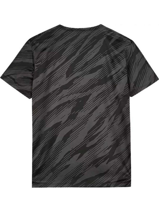 Core Athletic Short Sleeve Black Blouse