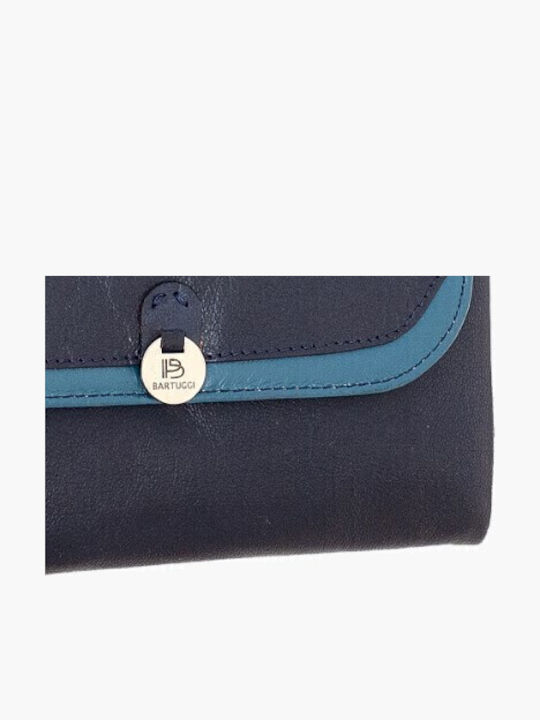 Leder Damen Geldbörse Klassisch Blau