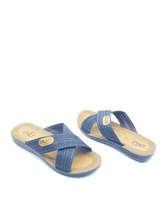 Herrensandalen in Blau Farbe