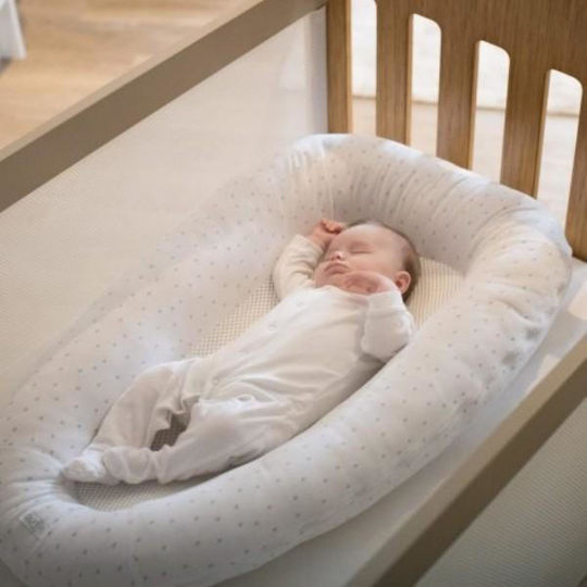 Kikka Boo Βρεφικό Μαξιλάρι Φωλιά Memory Foam Confetti Ροζ 65x100εκ.