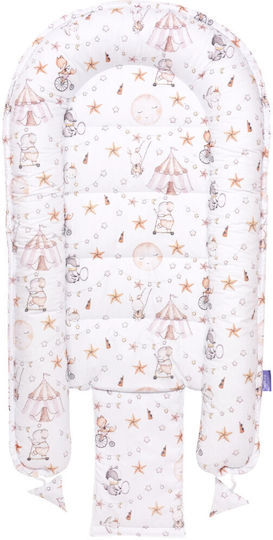 Jukki Candy Circus Baby Nest White 55x100cm