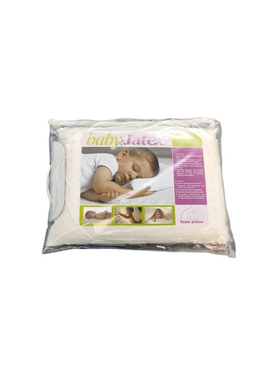 JGS S.A. Kids Sleep Pillow Latex White 30x40cm