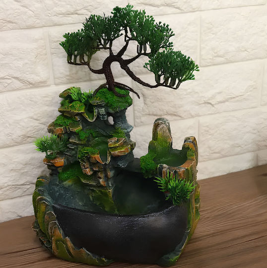 Bonsai Feng Shui Resteq Garten Dekoration Wasserfall mit Beleuchtung Nebel  | Skroutz Germany