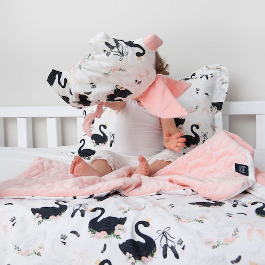 La Millou Бебешка възглавница за намаляване на пространството Sleepy Pig Minky Бял 35x66бр La Millou Бебешка възглавница за намаляване на пространството Sleepy Pig Minky Бял 35x66бр