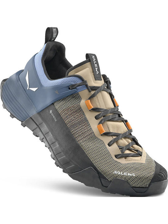Salewa Wildfire Ανδρικά Ορειβατικά Παπούτσια Αδιάβροχα με Μεμβράνη Gore-Tex Μπλε