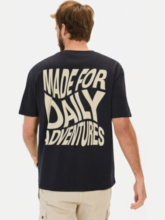 T-shirt Μπλε Σκούρο