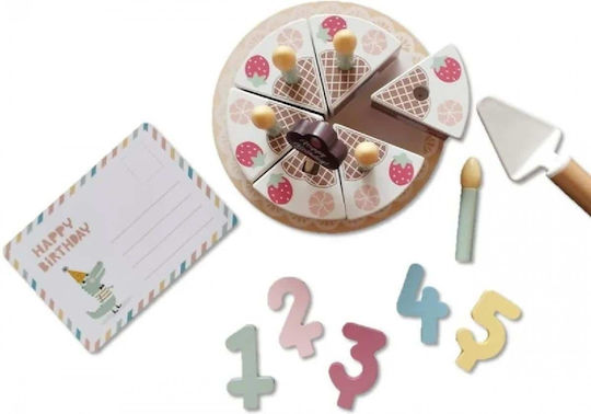 Tooky Toys Παιχνίδια Γλυκά από Ξύλο για 3+ Ετών 6τμχ
