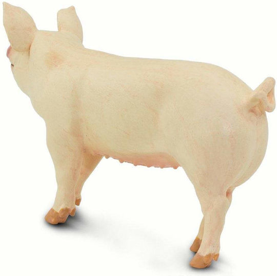 Μινιατούρες Safari Large White Pig Μεγάλο Λευκό Γουρούνι