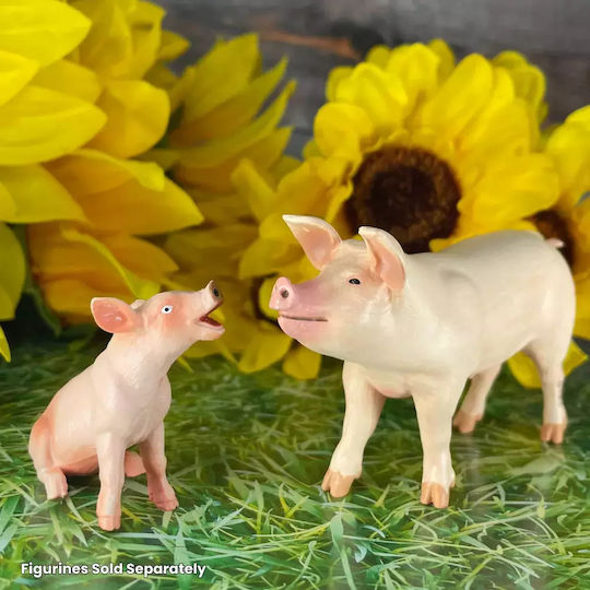 Μινιατούρες Safari Large White Pig Μεγάλο Λευκό Γουρούνι