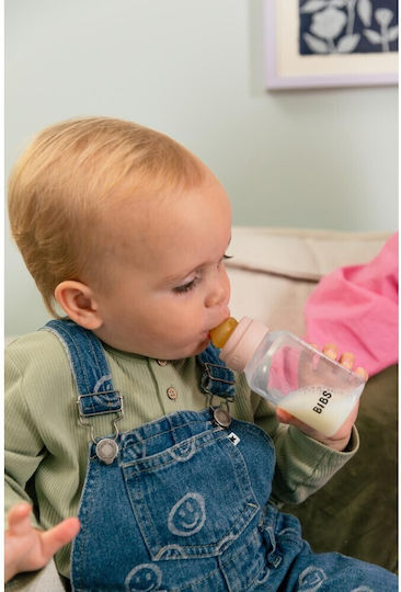 Bibs Set Plastic Baby Bottles Anti-Colic with Silicone Teat for 0+ Months 150ml 2 Pieces