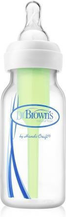 Dr. Brown's Πλαστικό Μπιμπερό Natural Flow Options Κατά των Κολικών με Θηλή Σιλικόνης για 0+ μηνών 120ml