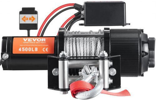 Vevor Ηλεκτρικός Εργάτης Αυτοκινήτου 4x4 12V με Δυνατότητα Έλξης 2045kg