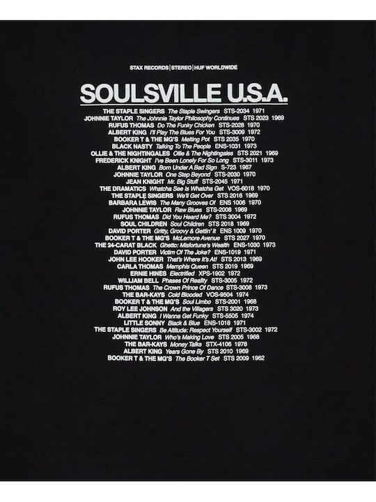 Soulsville Usa Тениска Black