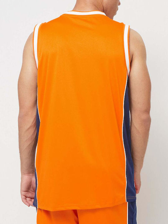 Αθλητική Μπλούζα Orange/navy