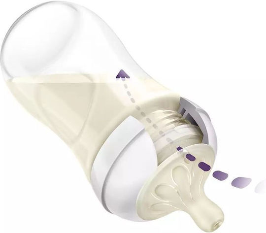 Philips Plastic Baby Bottle Anti-colic with Silicone Teat for 1+ Months Pink 260ml