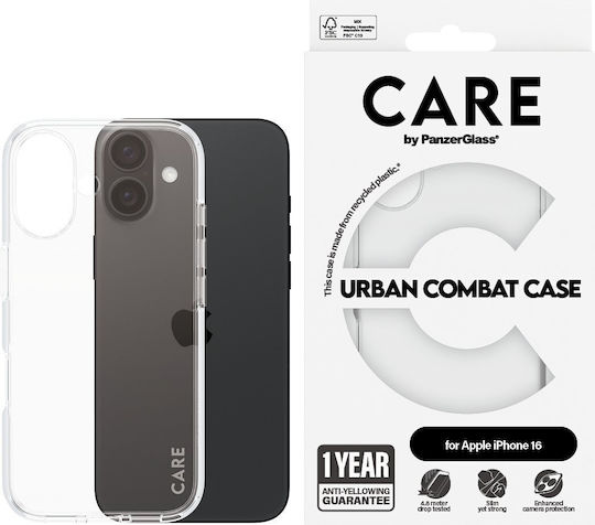 Care By Panzerglass Flagship Case Transparent Urban Combat W Clear Frame Iphone 16