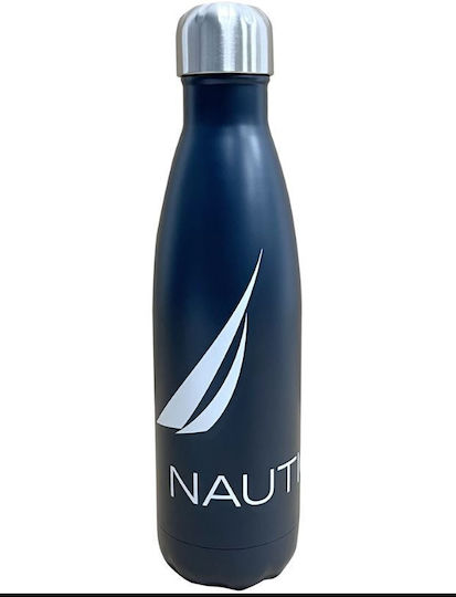 Nautica Μπουκάλι Θερμός Ανοξείδωτο 1lt Μπλε