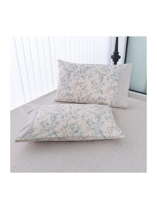 Liolios Home Σετ Σεντόνια Υπέρδιπλα 245x270εκ. Πολύχρωμο (4τμχ)
