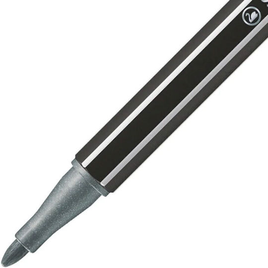 Stabilo Pen 68 Акрилен Маркер 1.4мм Metallic Silver