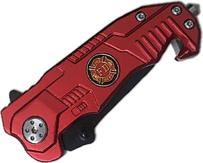 AlpinPro Alpin Tactical Series Σουγιάς Κόκκινος σε Θήκη