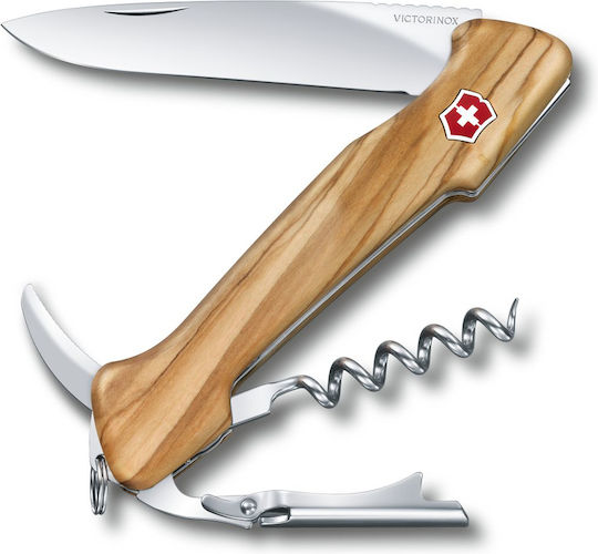 Victorinox Wine Master Swiss Army Knife Beige in Leather Sheath