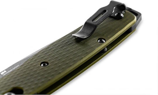 Benchmade Bailout Σουγιάς Χακί σε Θήκη
