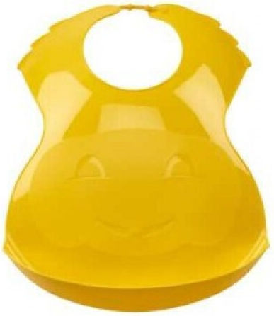 Thermobaby Αδιάβροχη Σαλιάρα Πλαστική με Κουμπί & Τσέπη Μωβ Thermobaby Αδιάβροχη Σαλιάρα Πλαστική με Κουμπί & Τσέπη Μωβ