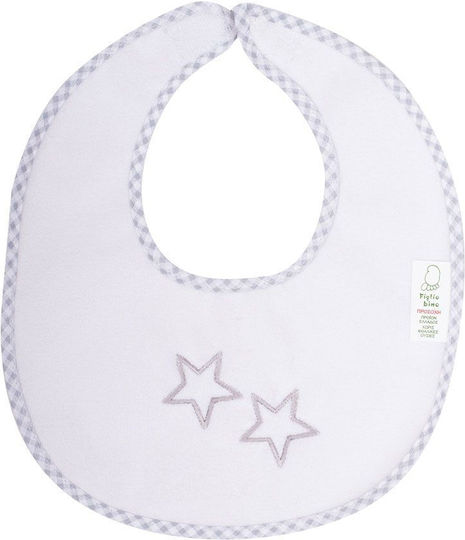 Figlio Bino Bib Fabric with Hoop & Loop Fastener Ciel
