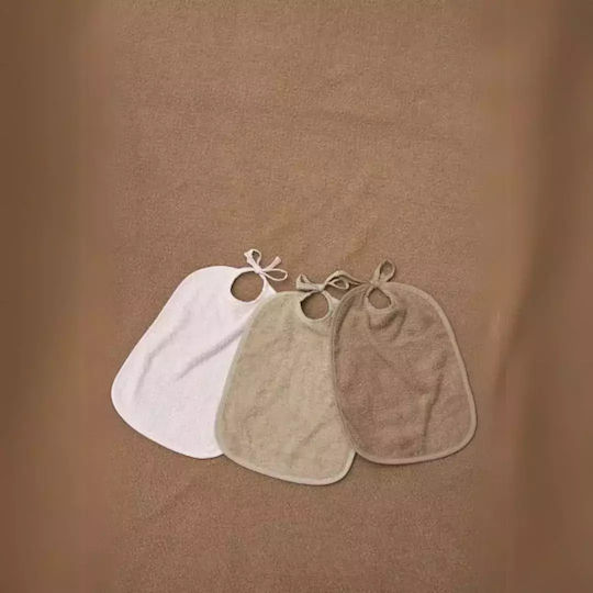 Meyco Bib Fabric with Lace Band Light Blue 2pcs
