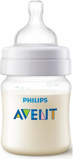 Philips Plastic Baby Bottle Anti-colic with Silicone Teat for 1+ Months 125ml