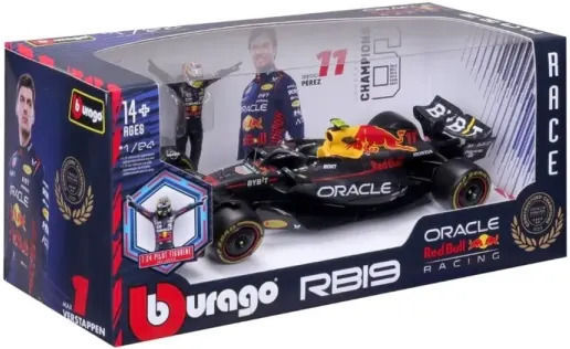 Bburago Formula 1 Oracle Red Bull Αυτοκινητάκι Verstappen 1:24 Formula 1 για 14+ Ετών