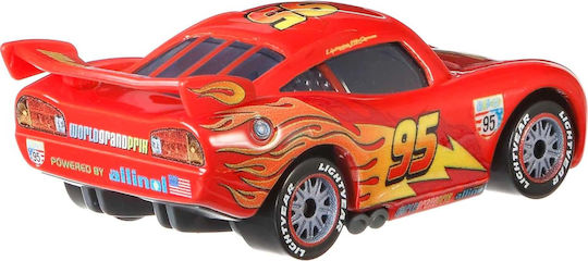 Cars Αυτοκινητάκι Pull Back Lightning Mcqueen With Racing Wheels για 3+ Ετών HWY41