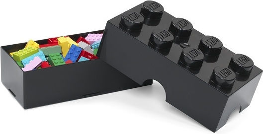 Room Copenhagen Lego Lunch Box Plastik Kinder Lebensmittelbehälter Schwarz