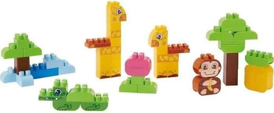 Ecoiffier Jungle Barrel Building Blocks for 1.5+ Years 200 Pieces
