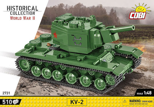 Cobi Building Blocks Historical Collection WWII Kv-2 for 7+ Years 510 Pieces