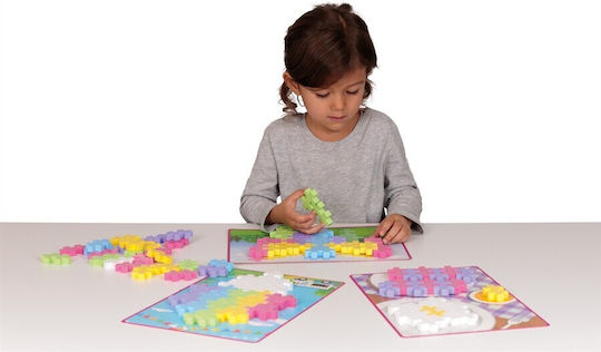 Plus Plus Bristles Blocuri cu Țepi Big Pastel pentru 3-6 ani Ani 60buc