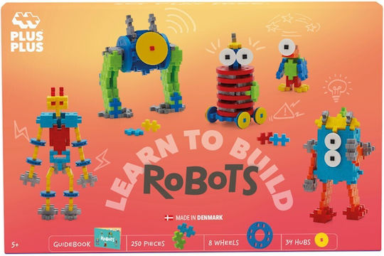 Plus Plus Τουβλάκια Learn To Build Robots για 5+ Ετών 275τμχ