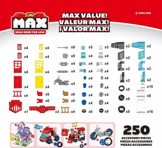 Zuru Blocks Max for 3+ years Years 250pcs