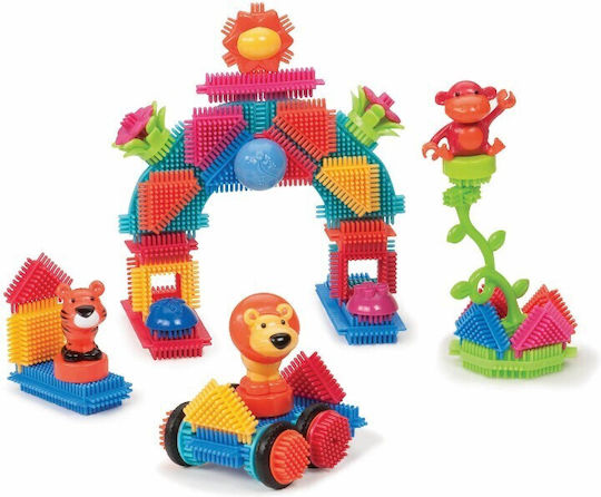 B.Toys Bristles Wedge Blocks Bristle Blocks Jungle Set for 2+ Years 54pcs
