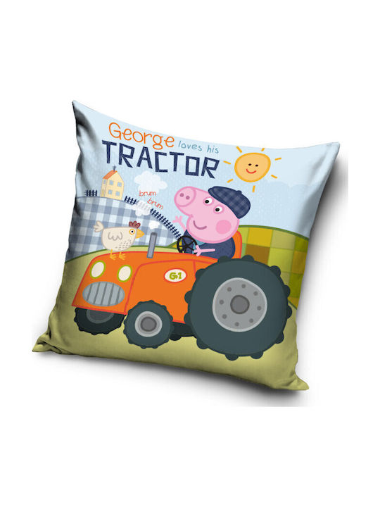 Peppa Pig Παιδικό Διακοσμητικό Μαξιλάρι Πολύχρωμο 40x40εκ.